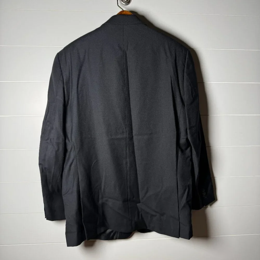 Calvin Klein 100% Wool Black Men's Blazer Size 42R